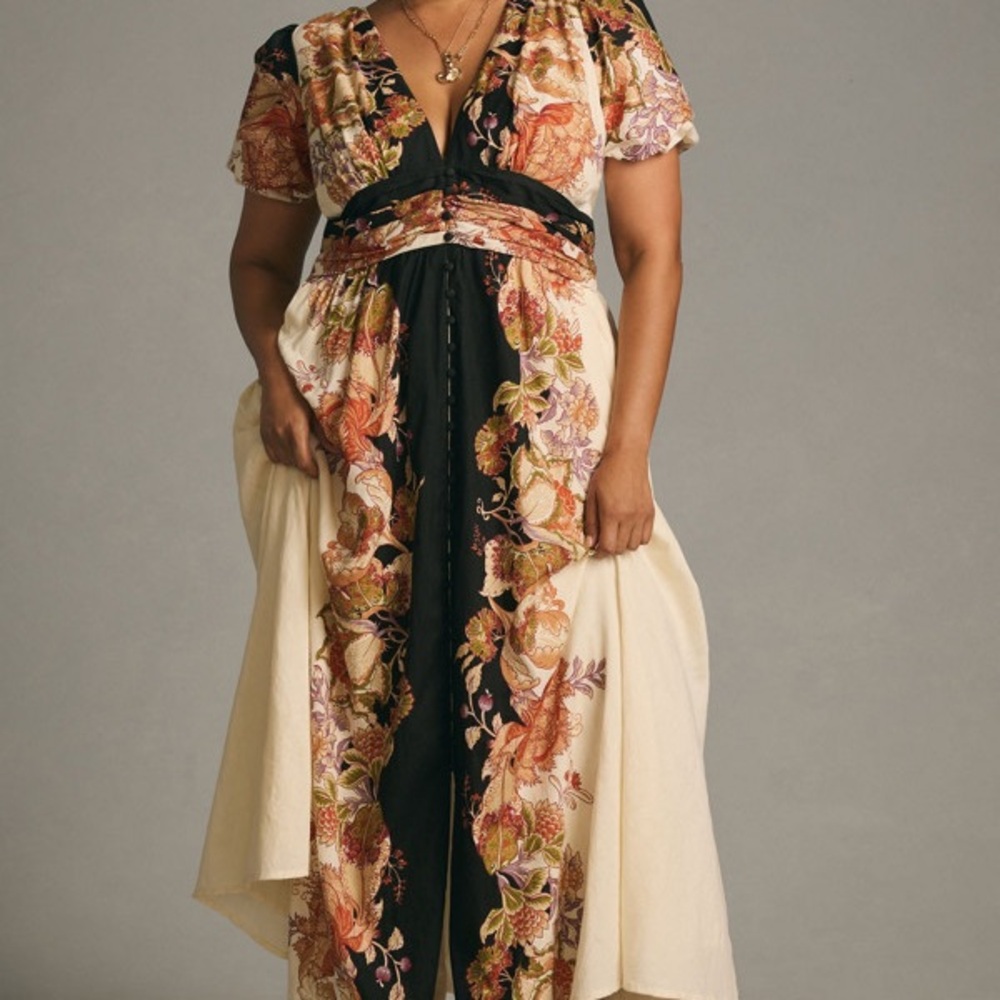 Catalina / Katerina Button-Front Anthropologie Dress
